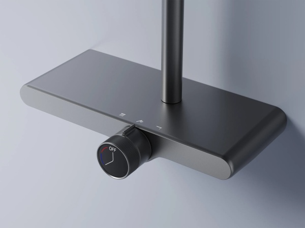 Set de dus REA Bari, Design Elegant, Culoare Titanium - Img 5