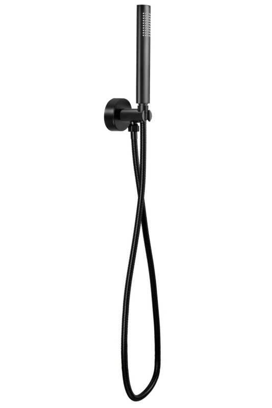 Sistem Complet De Dus REA OVAL BLACK + BOX, Montaj In Perete, Para Dreptunghiulara Tip Ploaie 20x30 Cm, 2 Functii , Negru Mat - Img 11