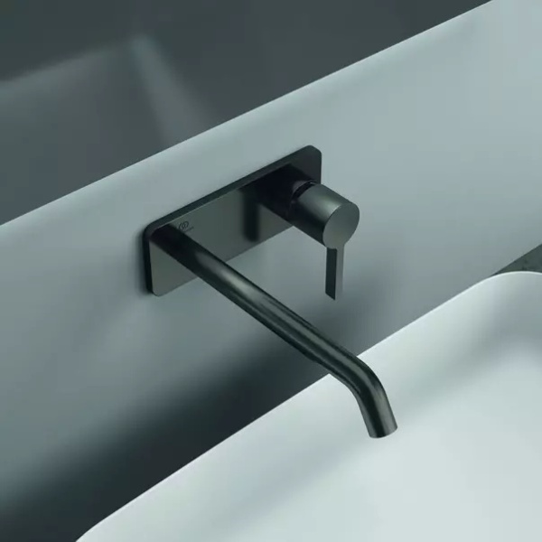 Baterie lavoar incastrata Ideal Standard Atelier Joy gri Magnetic Grey pipa 22 cm - Img 2