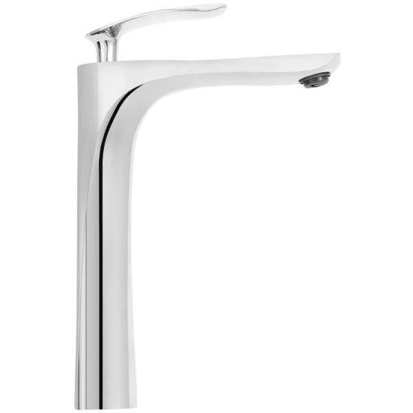 Baterie Lavoar REA ORBIT CHROM HIGH, Montaj Pe Blat, Capat Fix, Monocomanda, Inaltime 29 Cm, Crom - Img 4