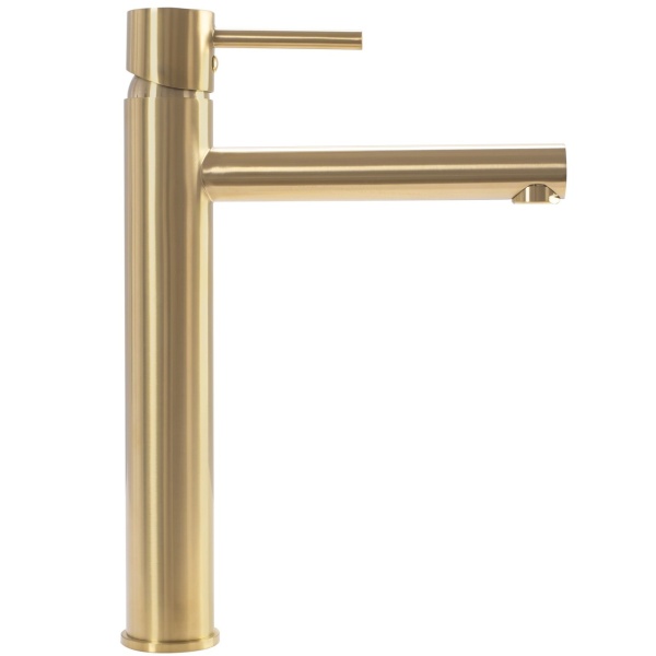 Baterie lavoar REA TESS Light GOLD Perlator, Inaltime 32cm, finisaj Auriu - Img 2