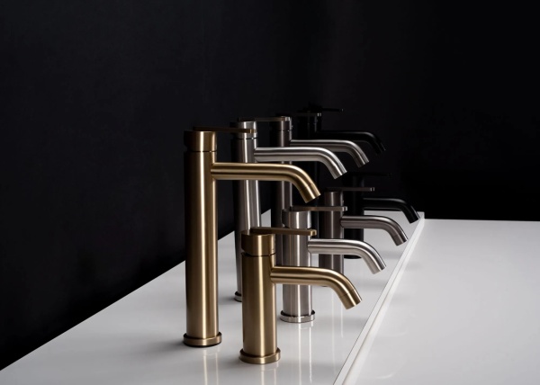 Baterie pentru baie Rea Ontario Brush Nickel High - Img 7