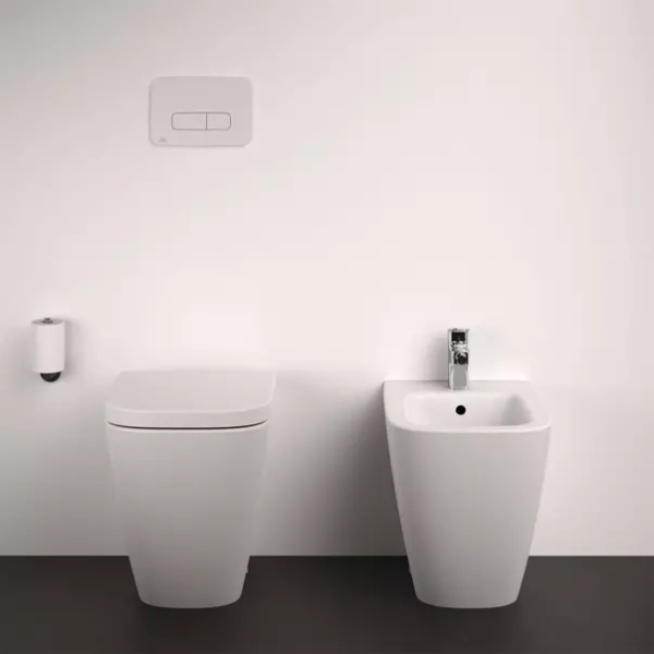 Bideu pe pardoseala Ideal Standard i.life S BTW alb lucios - Img 6
