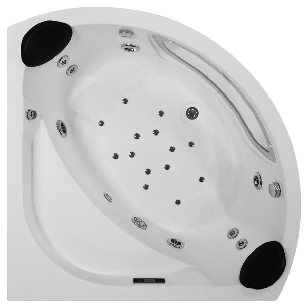 Cabina de baie SPA cu hidromasaj si functie sauna cu aburi MO-1549, Dimensiune 135x135x220cm - Img 3