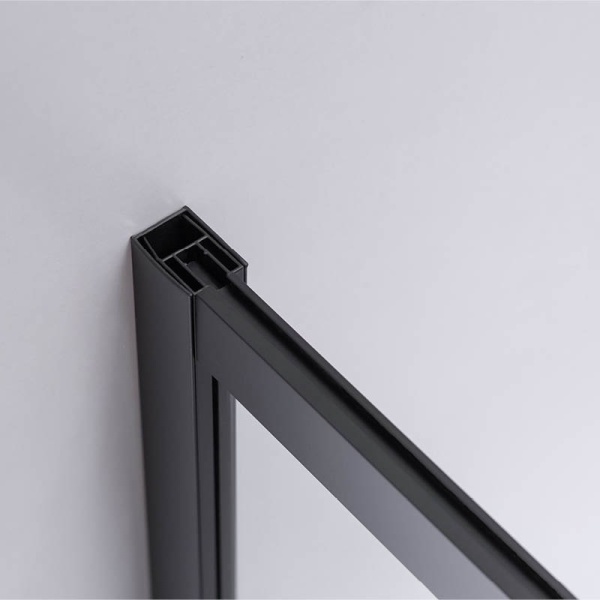 Cabina De Dus BS10B Patrata , Dimensiune 90x90cm , Culoare Negru - Img 6
