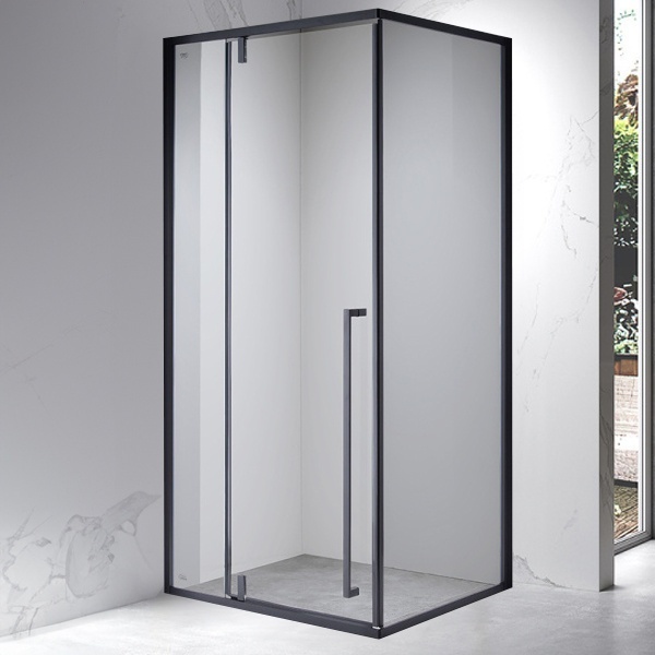 Cabina de dus BS16C Dretunghiulara , Dimensiune 120x90cm, Design Modern, Culoare Negru - Img 6