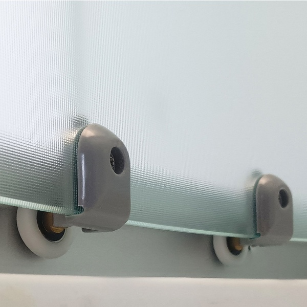 Cabina de dus cu cadita de dus inclusa, culoare Crom Mat WSH305B, 90x90 cm - Img 6