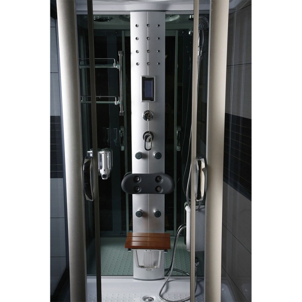 Cabina de dus cu Hidromasaj MO-09938B dimensiune 125x90x220cm - Img 5