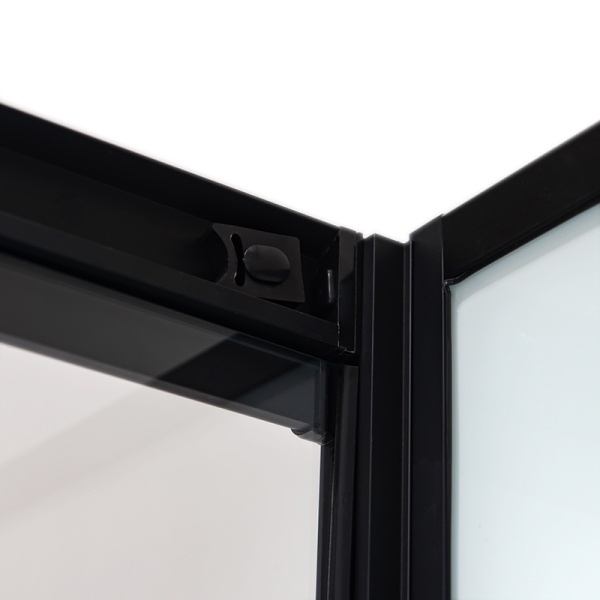 Cabina de dus NINA cu Hidromasaj, Dimensiune 80x80cm, Culoare Negru - Img 7