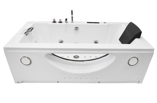 Cada de baie cu hidromasaj Turbo Spa 180 x 91 x 60 cm alba - Img 5