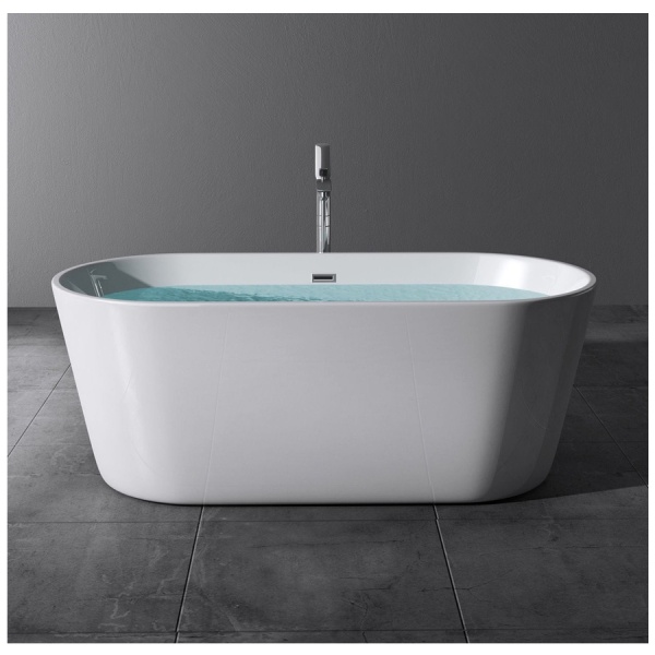 Cada de baie PRO LETISIA 170 cm , free-standing, design modern, Alba - Img 9