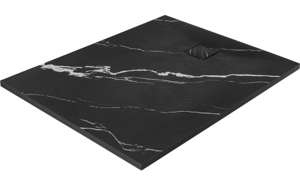 Cadita de dus 90x120 Magnum CARRARA Black - Img 2