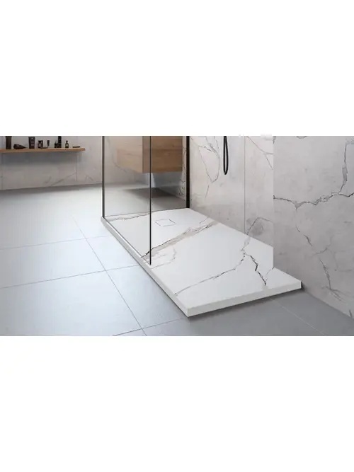 Cadita de dus 90x90 Magnum CARRARA White - Img 3