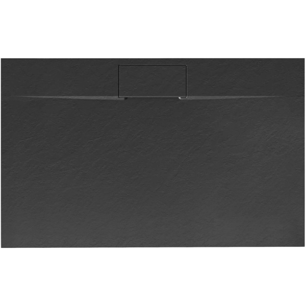 Cadita de dus Bazalt long negru 90x120 - Img 2