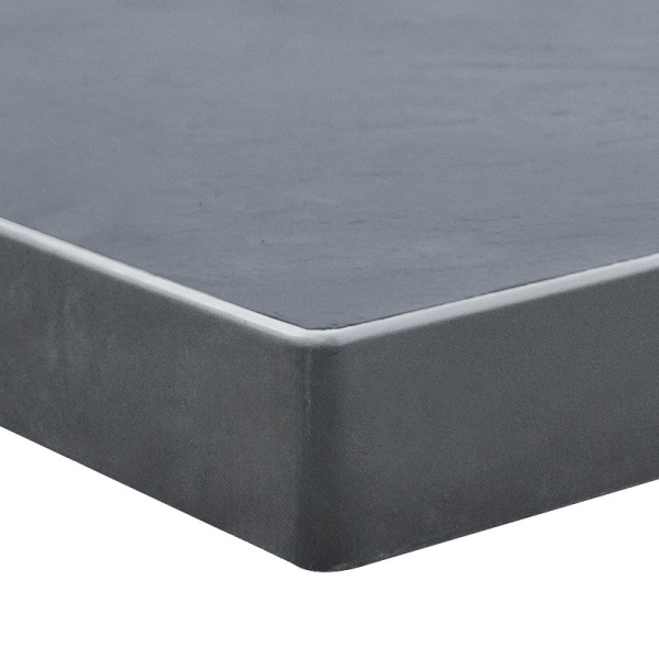 Cadita de dus dreptunghiulara slim finisaj piatra MIKO 100x90 cm gri - Img 6