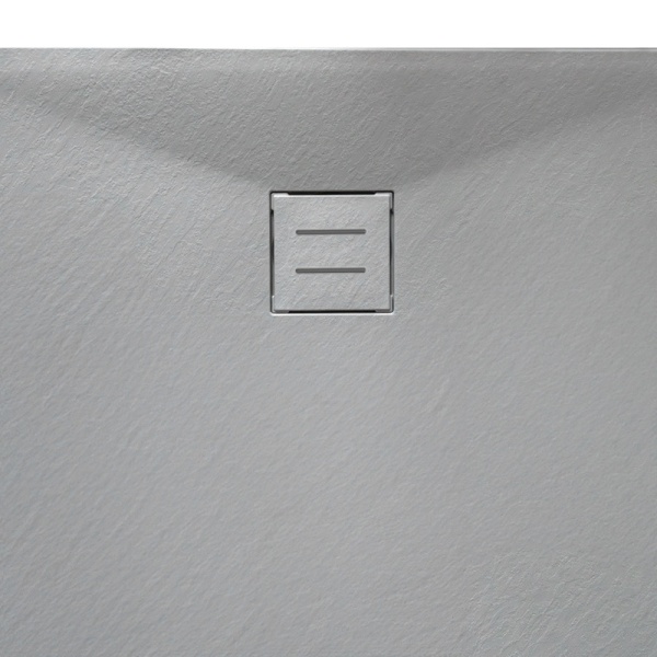 Cadita de dus dreptunghiulara slim RIKO 100 x 80 cm gri - Img 6