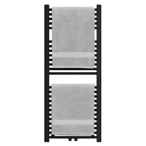 Calorifer vertical CORSO-BL-4 pentru baie 120x50, negru - Img 7