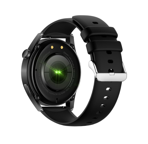 Ceas Smartwatch, SeveShop, Bratara Fitness din Silicon, Rezistent la Apa, Notificari Apeluri, SMS si Social Media, Monitorizare Activitati Fizice, Somn, Ritm Cardiac si Pedometru, Player Muzica, Design Modern si Confortabil, Antracit - Img 2