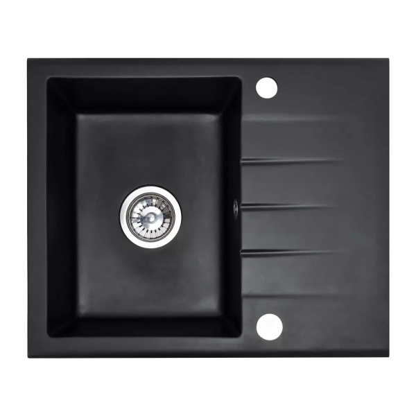 Chiuveta bucatarie Rea NORTH black metalic 60x49 cm - Img 3