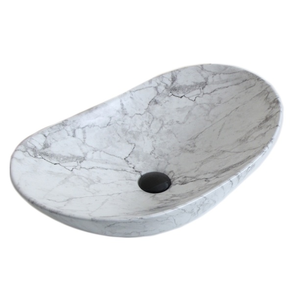 Chiuveta de blat PRO ZUZAN MARMURA GRi MAT,dimensiunea 60,5 x 36 x 15 cm - Img 6