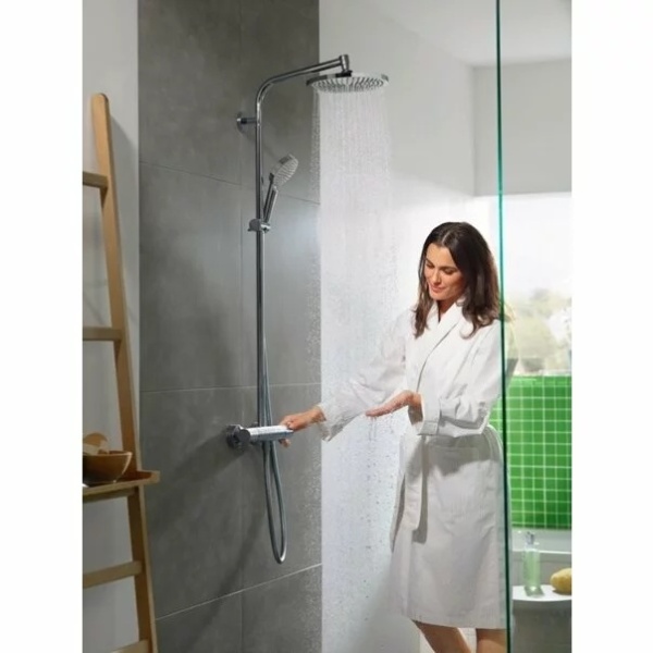 Coloana de dus cu baterie termostatata Hansgrohe Crometta S240 - Img 4
