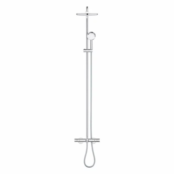Coloana de dus cu baterie termostatata si pipa cada Grohe Tempesta Cosmopolitan 250 - Img 4