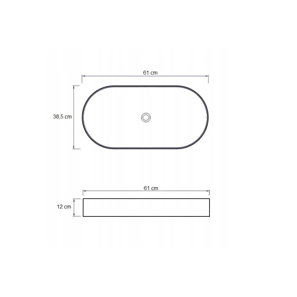 Lavoar de blat PRO VICTORIA, 61 x 38,5 x 12 cm - Img 5