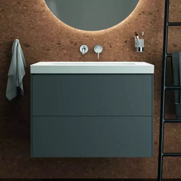 Lavoar pe mobilier Ideal Standard Atelier Extra alb lucios cu orificiu preaplin 81 cm - Img 10