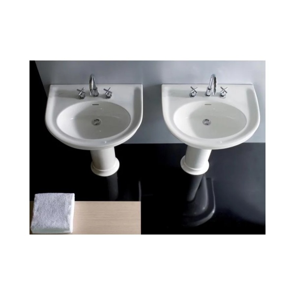 Lavoar suspendat Hatria Dolcevita alb 70 cm - Img 2