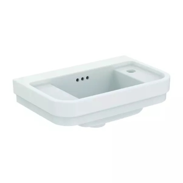Lavoar suspendat Ideal Standard Atelier Calla alb lucios 50 cm cu orificiu baterie dreapta - Img 11