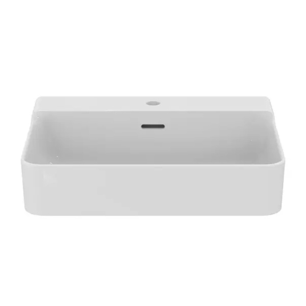 Lavoar suspendat Ideal Standard Atelier Conca 60 cm alb lucios cu orificiu baterie si preaplin - Img 3