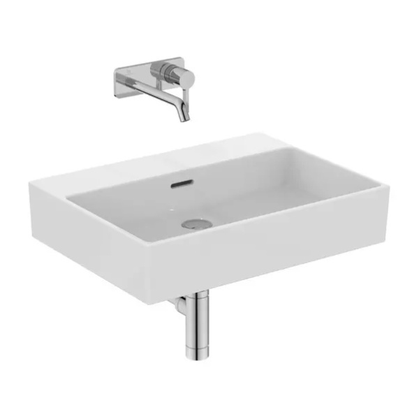 Lavoar suspendat Ideal Standard Atelier Extra alb lucios 60 cm cu orificiu preaplin - Img 5