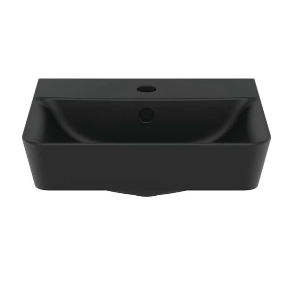 Lavoar suspendat Ideal Standard Connect Air Cube 40x35 cm negru mat - Img 4
