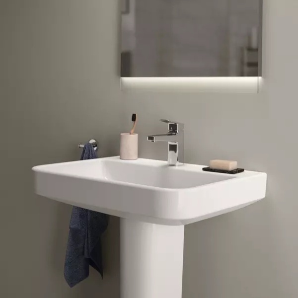 Lavoar suspendat Ideal Standard i.life B alb lucios 65 cm - Img 7