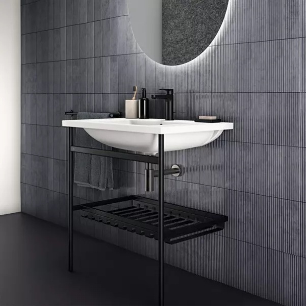 Lavoar suspendat Ideal Standard i.life B alb lucios 81 cm cu orificiu baterie si preaplin - Img 6
