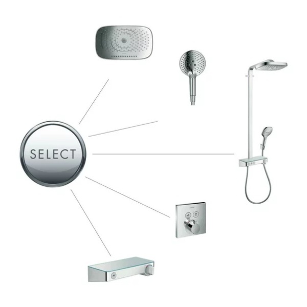 Para de dus Hansgrohe Raindance Select S 120 bronz periat 3 functii - Img 5