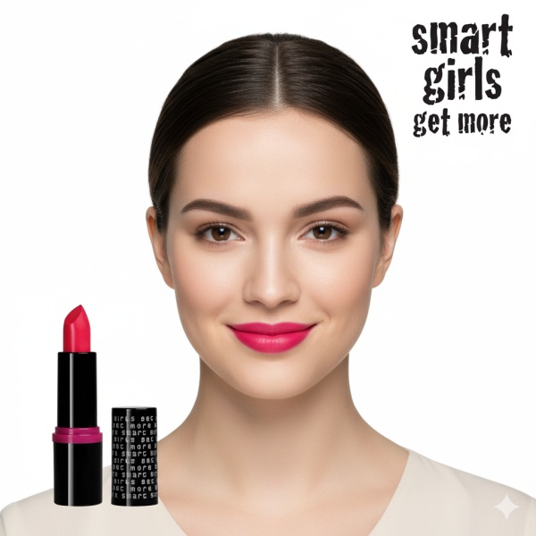 Ruj de buze cu pigment intens Smart Girls Get More, Colectia Long lasting love, rezistent la apa, Power of Love - Img 2