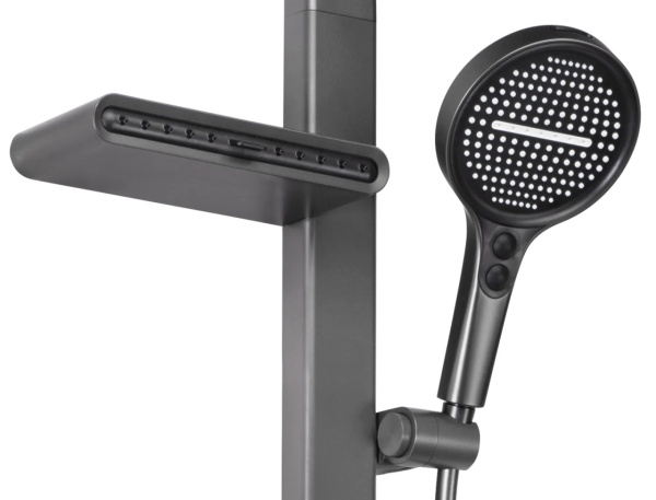 Set de dus REA Karl, Design Unic si Elegant, Culoare Titanium - Img 3