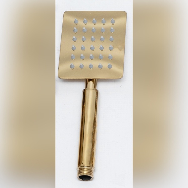 Set De Dus T151C Model Modern cu Termostat si Efect De Ploaie, Culoare Gold - Img 12