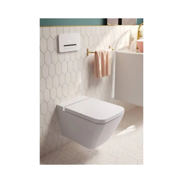 Set vas wc suspendat Villeroy&amp;Boch Finion DirectFlush alb cu capac soft close - Img 5