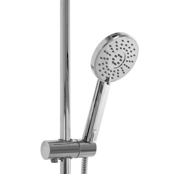 Sistem Complet De Dus Cu Termostat REA BLISS, Montaj Pe Perete, Para Rotunda Tip Ploaie 20 X 20 Cm, 2 Functii , Finisaj Crom - Img 6