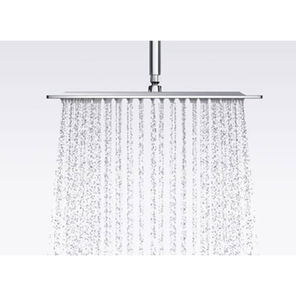Sistem de dus PRO QUADRO Silver, montaj incastrat in perete, ploaie de dus, 2 functii, finisaj crom - Img 2
