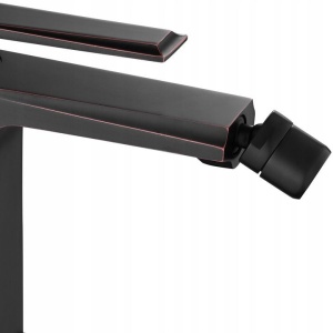 Baterie Bideu REA OLD BLACK, Inaltime 15.5 Cm, Negru Mat - Img 3