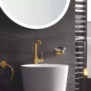 Baterie lavoar Grohe Essence M auriu periat Cool Sunrise - Img 2
