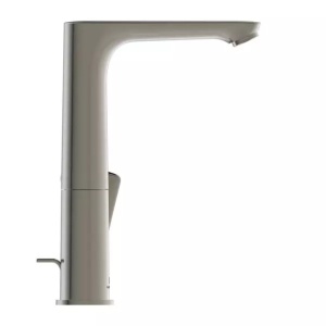 Baterie lavoar inalta Ideal Standard Connect Air argintiu Silver Storm cu ventil si pipa rotativa - Img 3