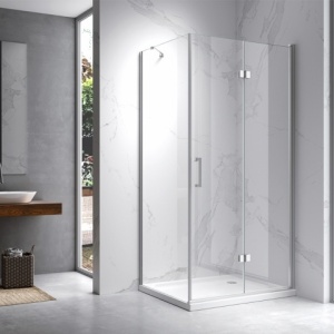 Cabina de dus KZ20C dimensiune 90X80cm culoare Crom - Img 3