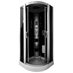 Cabina de dus MO-09909A cu hidromasaj si Sauna 90X90X220CM - Img 2