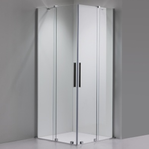 Cabina de dus patrata ASTRA-CH-A-80x2+D crom 80x80 cm 8 mm - Img 4