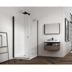 Cabina de dus PRO ERA ATLANTA black , Inaltime 195 Cm - Img 3