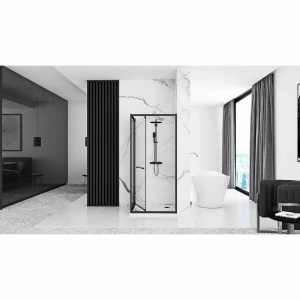 Cabina de dus Rea Space In Black 80x100cm - Img 2